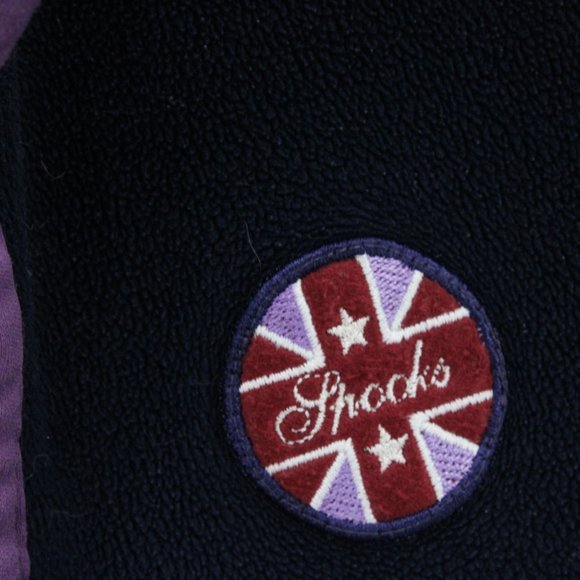 Spooks Riding Fleece Jacket Womens Navy Blue Full Zip Embroidered Size Small - Picture 8 of 11